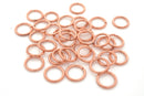 Copper Saw Cut Open Jump Rings Connector Links For Jewelry Makings 