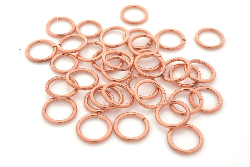 Copper Saw Cut Open Jump Rings Connector Links For Jewelry Makings 