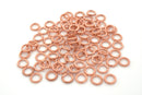 Copper Saw Cut Open Jump Rings Connector Links For Jewelry Makings 