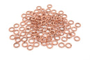 Copper Saw Cut Open Jump Rings Connector Links For Jewelry Makings 