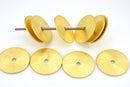 Gold Brushed Flat Spacers Heishi Disc Beads 