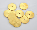 Gold Brushed Flat Spacers Heishi Disc Beads 