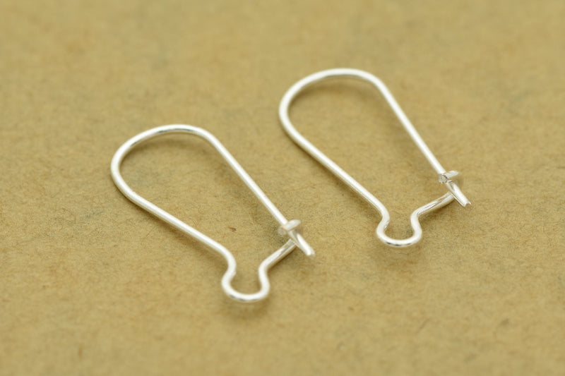 Silver Kidney Ear Wire Ear Hooks For Earring Makings