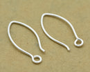 Silver Ear Wire Earring Parts For Earring Makings