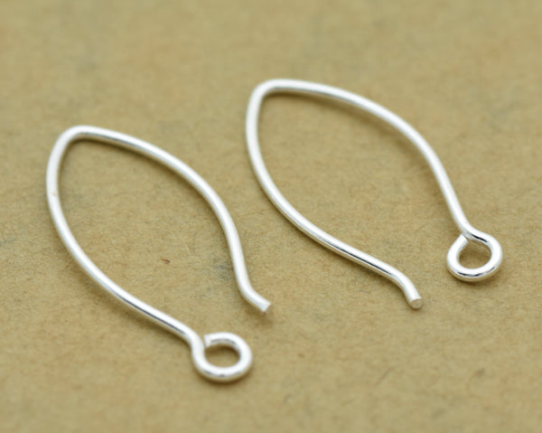 Silver Ear Wire Earring Parts For Earring Makings