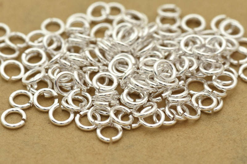 Silver Saw Cut Open Jump Rings Connector Links For Jewelry Makings 