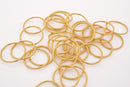 Gold Closed O Ring Jump Rings Connector Links For Jewelry Makings 