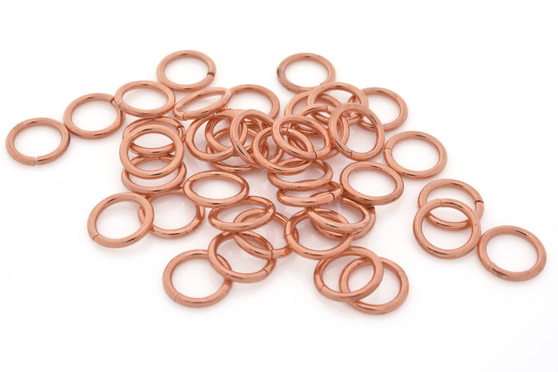 Copper Saw Cut Open Jump Rings Connector Links 