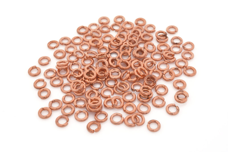 Copper Saw Cut Open Jump Rings  Connector Links For Jewelry Makings 
