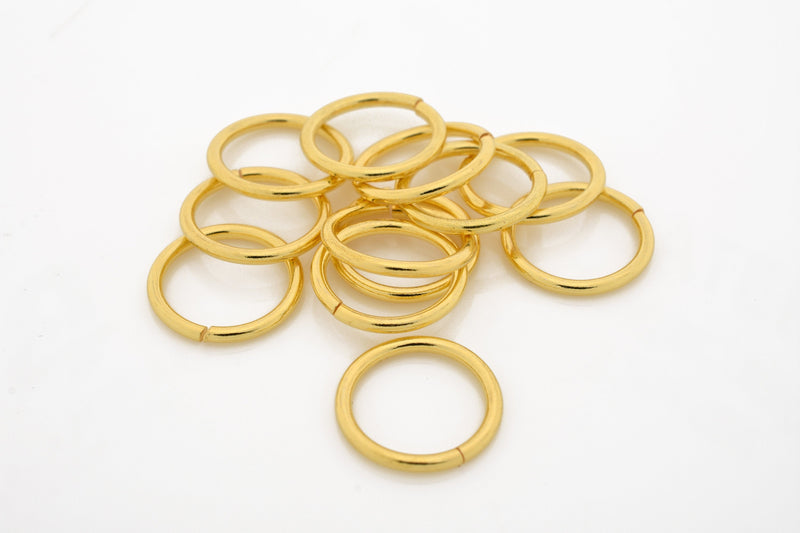 Gold Open Jump Rings Connector Links For Jewelry Makings 