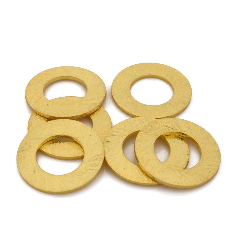 Gold Washer Circles Connector Links Charms For Jewelry Makings 