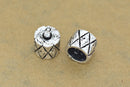 Antique Silver Cord Tassel End Caps For Jewelry Makings