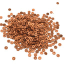 Copper Brushed Flat Spacers Heishi Disc Beads For Jewelry Makings 