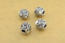 Silver Antique Bali Spacer Beads For Jewelry Makings 