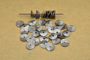 Black / Gunmetal Brushed  Spacers Wavy Heishi Disc Beads For Jewelry Makings