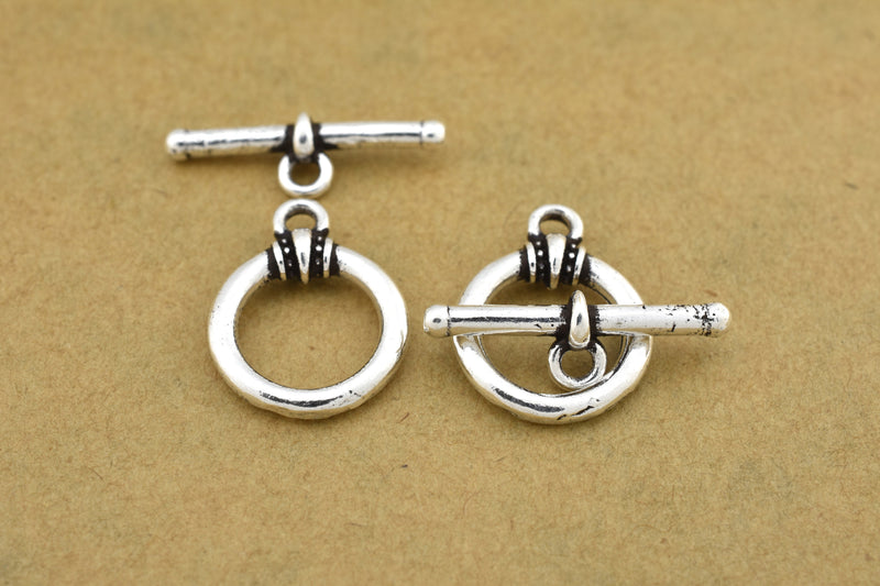 Antique Silver Toggle Clasps For Jewelry Makings