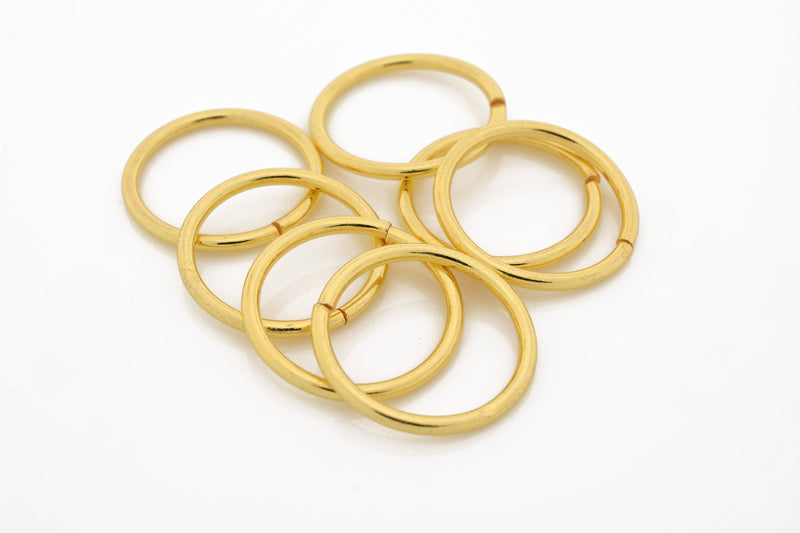 Gold Saw Cut Open Jump Rings Connector Links  For Jewelry Makings 