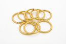 Gold Saw Cut Open Jump Rings Connector Links For Jewelry Makings 