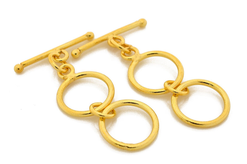 3 Rings Toggle Clasps For Jewelry Makings 