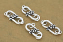 Antique Silver  S Hooks Clasps For Jewelry Making