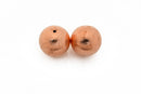 14mm Copper Round Ball Spacer Beads