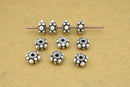 Silver Antique Bali Spacer Beads For Jewelry Makings 