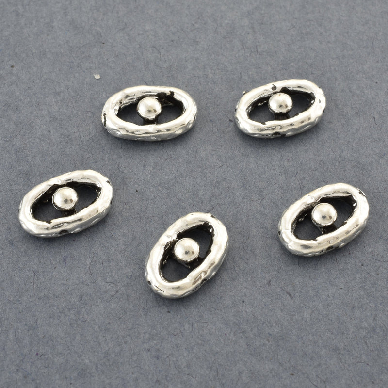Antique Silver Links For Jewelry Makings 