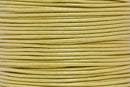 1.5mm Leather Cord - Metallic Gold  - Round