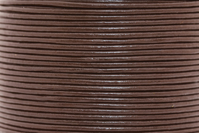 1mm Natural Tan Brown Leather Cord - Round - Premium Quality - Indian Leather - Wrap Bracelet Making Findings - Lead Free - Necklace Making
