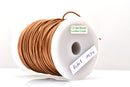 1.5mm Metallic Copper Leather Cord - Round