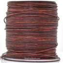 Distressed Red Brown Leather Cord For DIY Jewelry