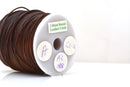 1mm Distressed Brown Leather Cord - Round - Matt Finish - Indian Leather - Wrap Bracelet Making Findings - Antique Color - Natural Dye