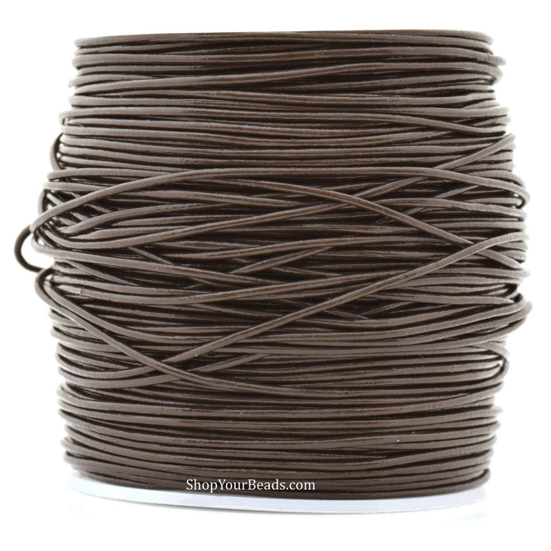 Dark Brown Leather Cord For DIY Jewelry 