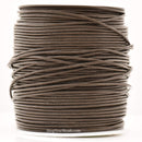Dark Brown Leather Cord Round For DIY Jewelry