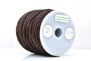 1.5mm Distressed Brown Leather Cord - Round