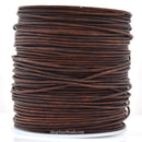 Distressed Brown Leather Cord For DIY Jewelry