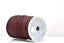 2mm Distressed Red Brown Leather Cord - Round - Matt Finish - Indian Leather - Wrap Bracelet Making Findings - Antique Color - Natural Dye