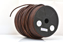 3mm Light Brown Leather Cord - Round - Distressed Matt Finish - Indian Leather - Wrap Bracelet Making Findings - Antique Color - Natural Dye