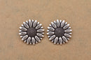 Antique Silver Flower Pendant Charms For Jewelry Makings 