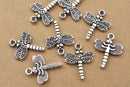Antique Silver Dragonfly Pendant Charms For Jewelry Makings 