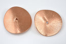 Copper Brushed  Spacers Wavy Heishi Disc Beads For Jewelry Makings