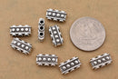 3 Strand Antique Silver Plated Spacer Connector Bars