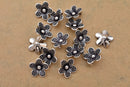 Antique Silver Flower Pendant Charms For Jewelry Makings