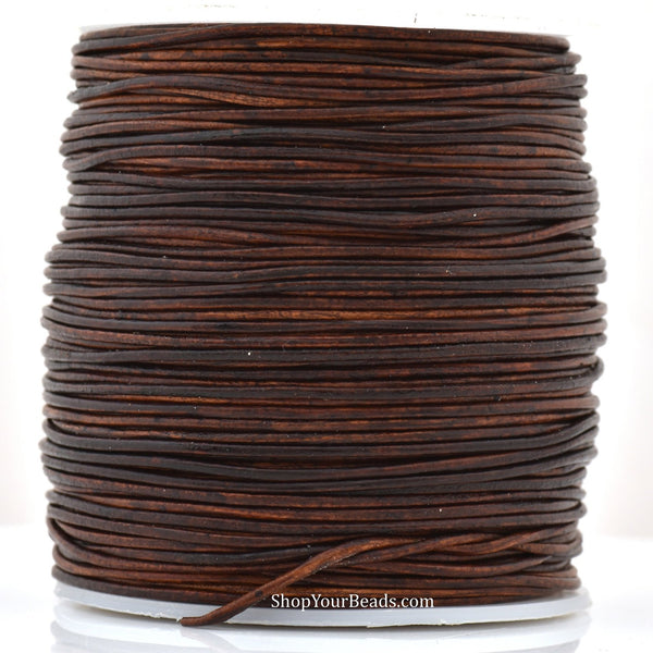 Light Brown Leather Cord For DIY Jewelry