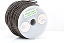 1mm Dark Brown Leather Cord - Round - Premium Quality - Indian Leather - Wrap Bracelet Making Findings - Lead Free - Necklace Making