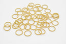 Gold Twisted Closed Jump Rings For Jewelry Makings