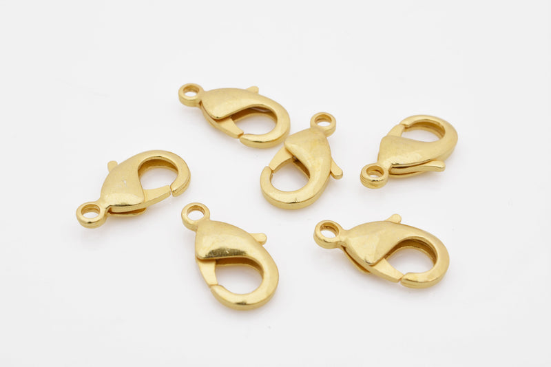 Gold Lobster Clasps for Jewelry Making