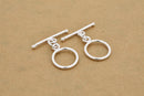 Silver Rope Toggle Clasps For Jewelry Makings