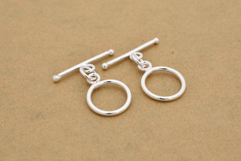 Silver Rope Toggle Clasps For Jewelry Makings
