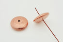 Copper Saucer Beads For Jewelry Makings 